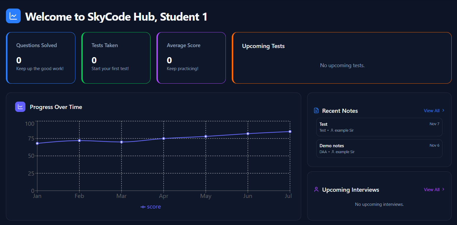 Student Dashboard